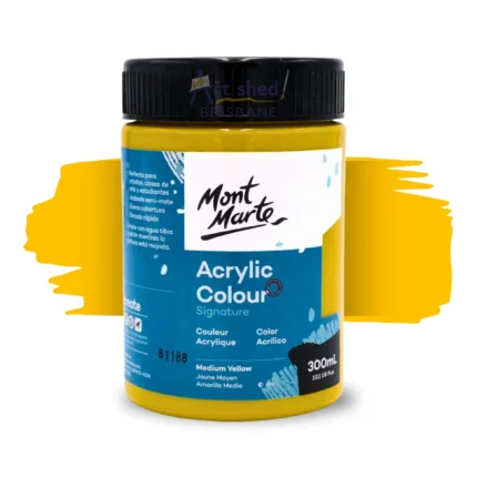 ACRYLIC STUDIO MONT MARTE 300ML JAUNE OCRE