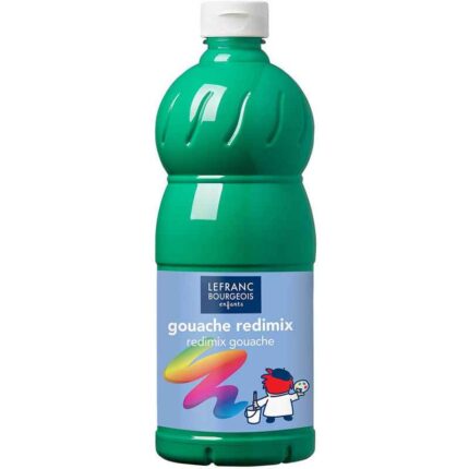 PEINTURE GOUACHE LIQUIDE 500ML L&B VERT DE FRANC N°563
