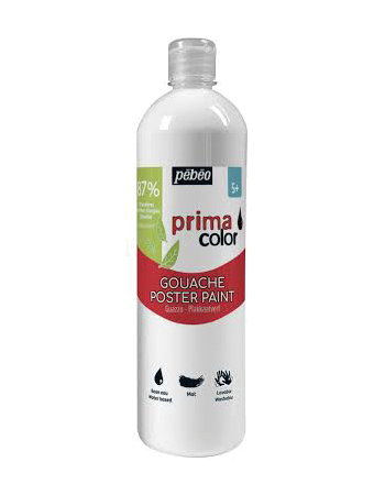 PEINTURE GOUACHE PEBEO 1L BLANC