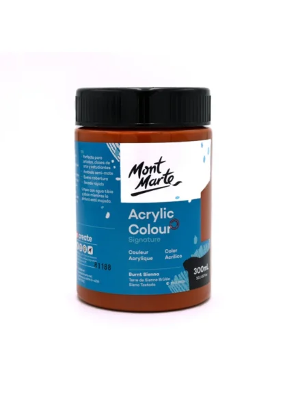 ACRYLIC STUDIO MONT MARTE 300ML TERRE DE SIENNE BRULEE