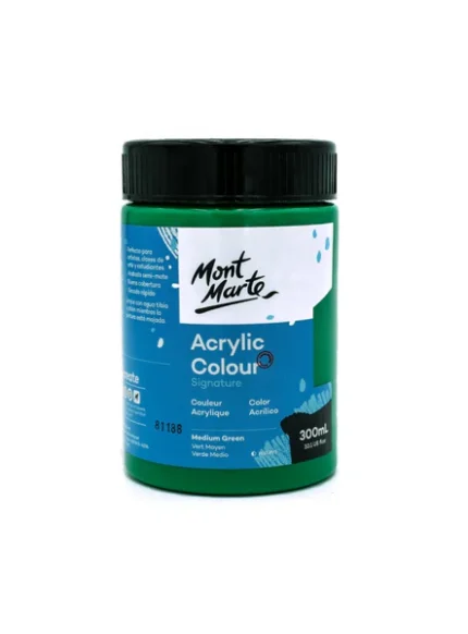 ACRYLIC STUDIO MONT MARTE 300ML VERT MOYEN