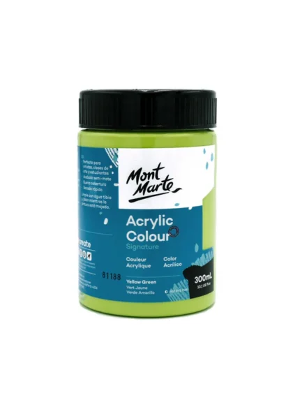 ACRYLIC STUDIO MONT MARTE 300ML VERT JAUNE
