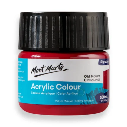 PEINTURE ACRYLIQUE 100ML VIEUX MAUVE REF:MSCH1012 MONT MARTE
