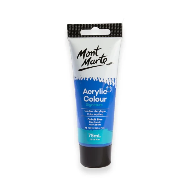 PEINTURE ACRYLIC 75ML BLEU COBALT MONT MARTE