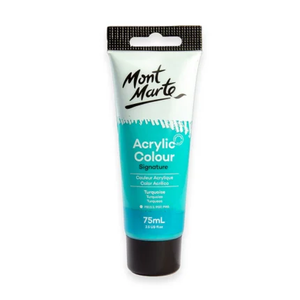 PEINTURE ACRYLIC 75ML TURQUOISE MONT MARTE