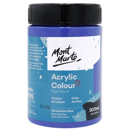 ACRYLIC STUDIO MONT MARTE 300ML BLEU OUTREMER