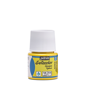 PEINTURE TISSU PEBEO SETACOLOR CLAIRS BOUTON D'OR 45ML N°13