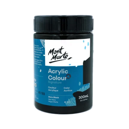 ACRYLIC STUDIO MONT MARTE 300ML NOIR MARS