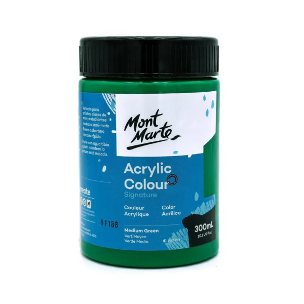 ACRYLIC STUDIO MONT MARTE 300ML VERT DE VESSIE
