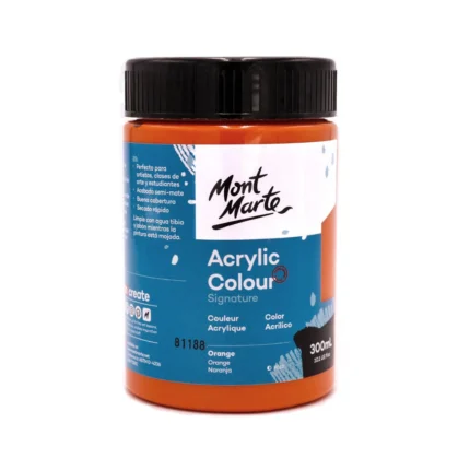 ACRYLIC STUDIO MONT MARTE 300ML ORANGE