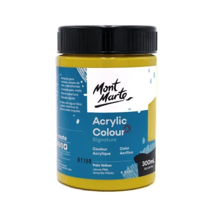 ACRYLIC STUDIO MONT MARTE 300ML JAUNE PALE