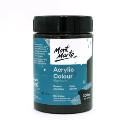 ACRYLIC STUDIO MONT MARTE 300ML TERRE D'OMBRE BRUTE