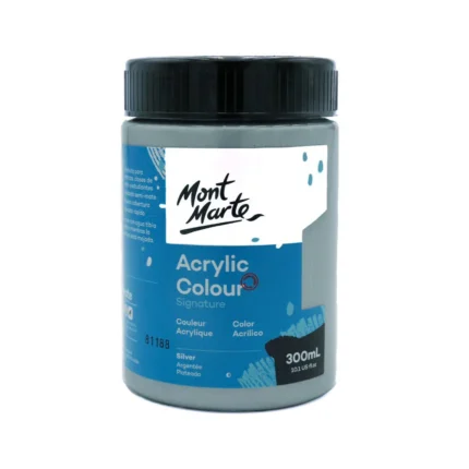 ACRYLIC STUDIO MONT MARTE 300ML ARGENTEE