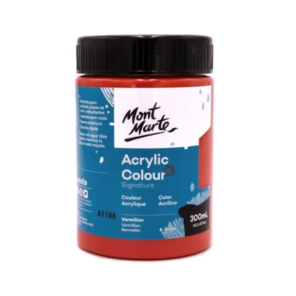 ACRYLIC STUDIO MONT MARTE 300ML VERMILION