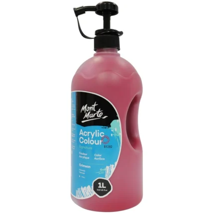 PEINTURE ACRYLIC 1L CRAMOISI MONT MARTE